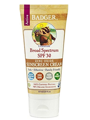 Badger Sunstech creen Creams 30 parfümfrei – Protección Solar Crema, 1er Pack (1 x 87 g)