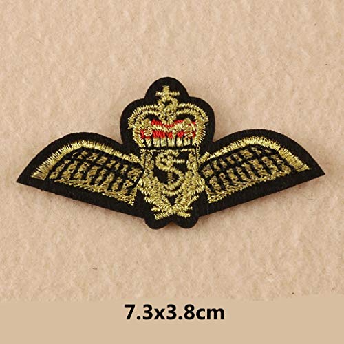 Bella 13pcs Parch Apliques Patches Sticker Parche Termoadhesivo Militar Estilo Insignia Badge Estrella Bandera Nacional Bordado Iron On Patch para Chaqueta Camiseta Ropa