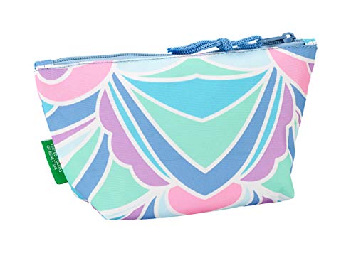 Benetton "Arcobaleno" Oficial Mochila Escolar Infantil Porta Maquillaje 230x80x120mm