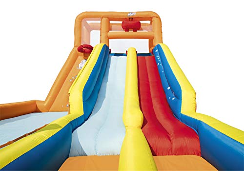 BESTWAY 53305 - Castillo Hinchable Acuático Tsunami Waves Summit Mega Parque 505x340x265 cm