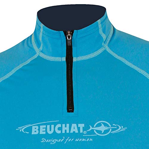 Beuchat Camiseta Bionic con Filtro de Protección UV UPF 50+, Mujer Rashguard, Women's, 0, M