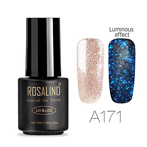 BHYDRY Rosalind Nail UV Gel Polish Soak Off Nail Luminous Art Capa Base Gel de Cobertura