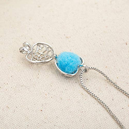 BianchiPatricia Aromatherapy Diffuser Necklace Hollow Heart Lockets Perfume Necklace NX273