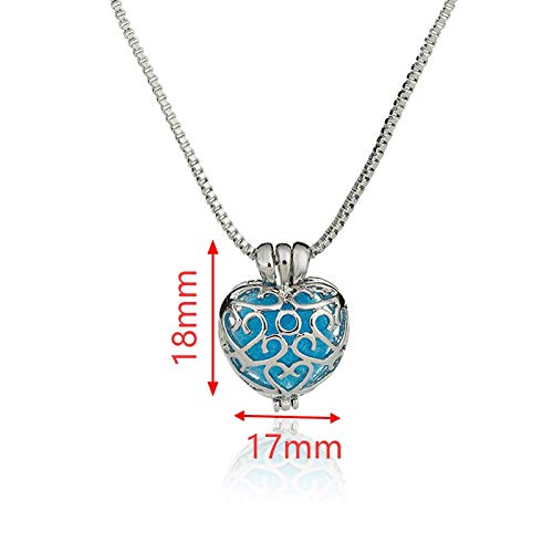 BianchiPatricia Aromatherapy Diffuser Necklace Hollow Heart Lockets Perfume Necklace NX273