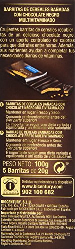 Bicentury - Sarialis - Barritas de cereales y chocolate negro - 100 g 5 barritas