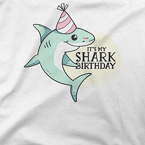 BLAK TEE Mujer Cutest It's My Shark Birthday Camiseta XL