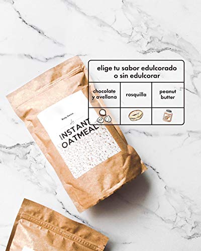 BODY GENIUS Harina de Avena (Sabor Chocoavellana Endulzado). 500g. Avena Certificada Sin Gluten. Sin Azúcares Añadidos. Buena Digestión y Micronización. Hecho en España.