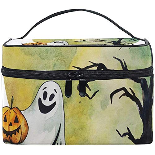 Bolsa de cosméticos Ghost In The Dense Forest Kit de artículos de tocador de viaje de maquillaje multifunción Estuche organizador con cremallera