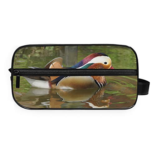 Bolsa de Maquillaje portátil Mandarin Duck para Mujeres y niñas, multifunción, Bolsa de Aseo de Viaje, Bolsa de Almacenamiento, Bolsa de Lona