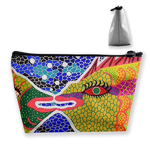 Bolsas de cosméticos con Cremallera de Almacenamiento Unisex Bolsa Bolsa de Ahorro de Espacio - Avant Garde Art Fish