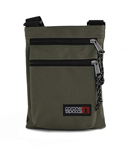 Bolso Bandolera Coronel Tapiocca Urban Hombre 23 cm Caqui, 17 x 23 x 4 cm