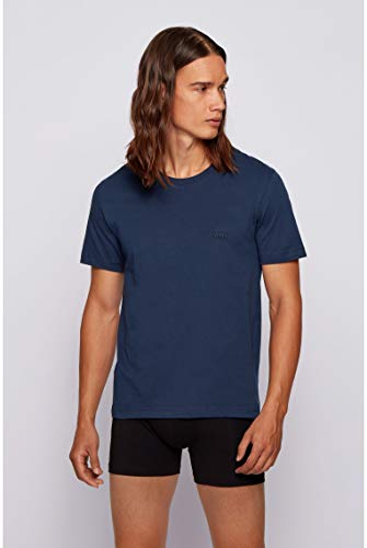 BOSS T-Shirt RN 3p Co Camiseta para Hombre, Azul (Open Blue 497), Medium, pack de 3