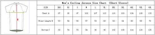 BurningBikewear Uglyfrog Ciclismo Maillot, Hombres Jersey + Pantalones Cortos Babero Mangas Cortas de Ciclismo Ropa Maillot Transpirable para Deportes al Aire Libre Ciclo Bicicleta MES2019QXF10