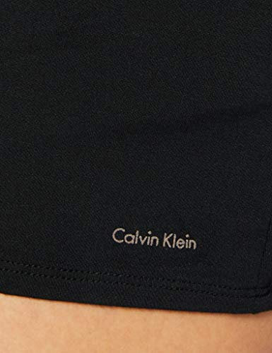 Calvin Klein Chemise Camiseta de Pijama, Negro (, M para Mujer