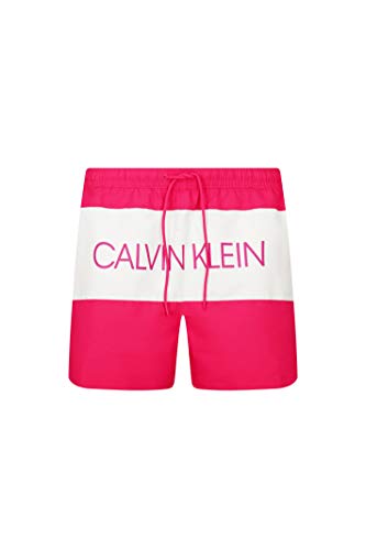 Calvin Klein Medium Drawstring Bañador, Rosa (Jewel Pink T1I), Hombre