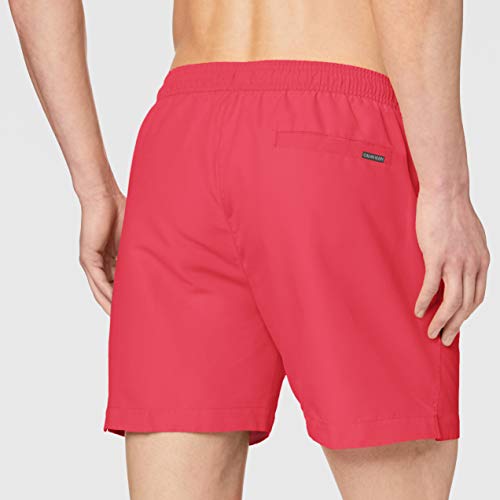 Calvin Klein Medium Drawstring Bañador, Rosa (Jewel Pink T1I), Hombre