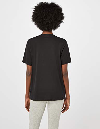 Calvin Klein S/s Crew Neck Top de Pijama, Negro (Black 001), 36 (Talla del Fabricante: X-Small) para Mujer