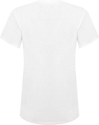 Camiseta de manga corta para mujer, diseño de Espania Trading EST Plus Boss Lady Slogan Blanco blanco Talla única