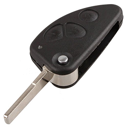 CARCASA LLAVE CÁSCARA ALFA ROMEO 156 166 147 3 BOTONES CARCASA MANDO A DISTANCIA