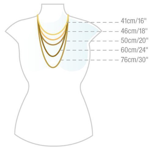 Carissima Gold Collar con oro amarillo de 9 K (375/1000), 46 cm