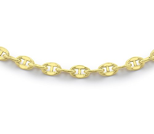 Carissima Gold Pulsera unisex con oro amarillo de 9K (375/1000), sin gema, 19 cm