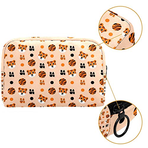 Cartoon Tiger B3 Viaje Colgante Neceser Lavado Bolsa Maquillaje Cosmético Organizador para Mujeres Niñas Niños