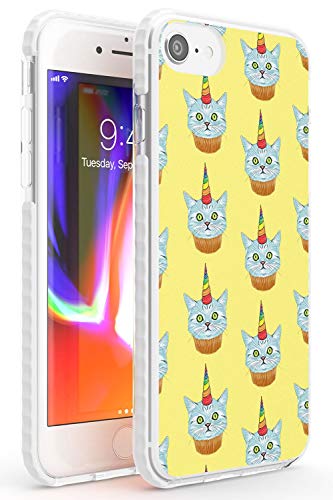 Case Warehouse patrón Caticorn Impact Funda para iPhone 6 TPU Protector Ligero Phone Protectora con Animales Lindo Gato Unicornio Mollete