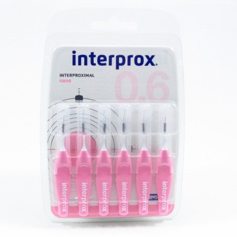 CEPILLO INTERPROX NANO 6 UNI ROSA