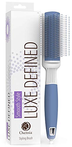 Cepillo Modelador de Peinado Profesional – Cepillo desenredante antiestático – Cepillo para el pelo con 7 filas de Cerdas de Nylon para todo tipo de cabello natural de Osensia