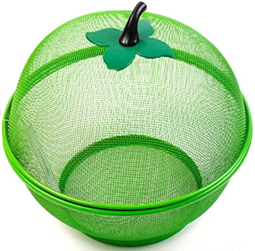 Cesta de malla con forma de manzana para frutas frescas SMARTSTORE; para mantener alejadas a las moscas y a insectos no deseados, con pelador Smartstore gratis