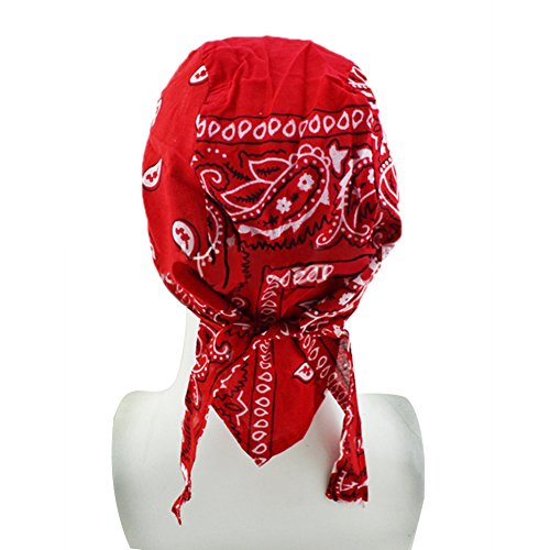 Ciclismo Headwear Bandana Bicicleta Bicicleta Ciclismo Diadema Cap Cráneo Protector solar Resistente al sudor Ciclismo Headwear Cap(Rojo)