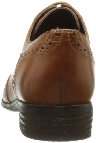 Clarks Hamble Oak - Zapatos de Cordones de cuero Mujer, Dark Tan Leather, 36