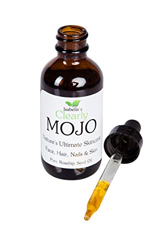 Clearly MOJO Aceite de Semilla de Rosa Mosqueta, Serum y Humectante Anti Envejecimiento.100% Puro, Orgánico, Sin Refinar, Prensado al Frío para Rostro, Cabello, Cuerpo, Uñas.