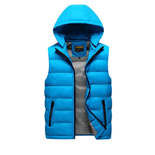 CLOOM Cálido y Cómodo Chaqueta Softshell Hombre Talla Grande Chaleco Cortavientos Básico Abrigo Acolchado Moda Chaqueta De Pluma Algodón Inviern Chaqueta Montaña Al Aire Libre