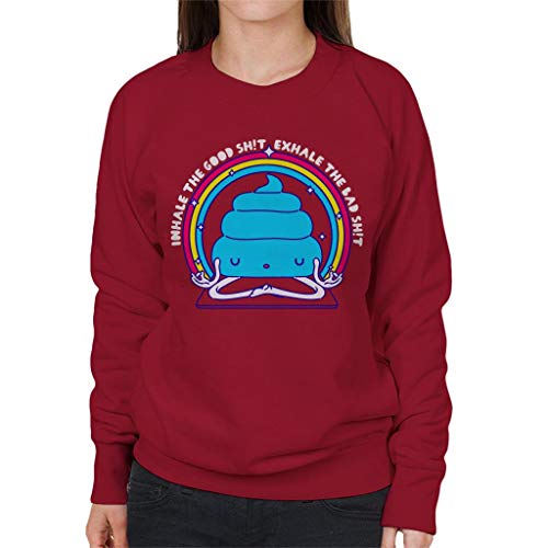 Cloud City 7 Namashite Yoga Poop Women's Sweatshirt