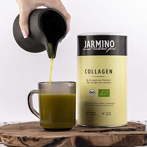 Colágeno Orgánico en Polvo | Colágeno y Proteína del Ganado | Alternativa Orgánica a los Péptidos Hidrolizados de Colágeno | Sin Aditivos | Caldo de Hueso Real | 300g