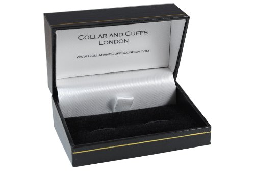 COLLAR AND CUFFS LONDON - Gemelos Caja DE Regalo - El Ancla De La Nave - Náutico - Latón - Color Plata - Barco Navegación Marinero Armada Yate