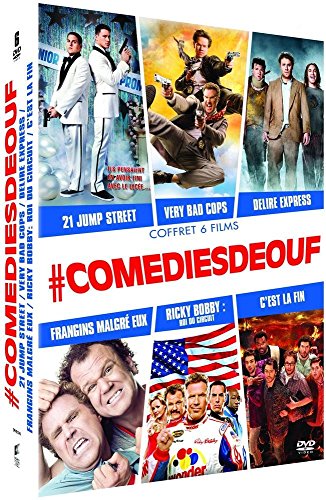 Comédies U.S. - Coffret : C'est la fin + Very Bad Cops + Frangins malgré eux + Ricky Bobby + Délire Express + 21 Jump Street [Francia] [DVD]