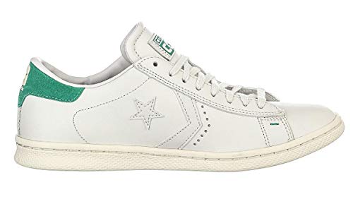 Converse Pro Leather Lp Ox, Zapatillas Hombre, Blanco (White Dust/B.Green), 38