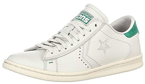 Converse Pro Leather Lp Ox, Zapatillas Hombre, Blanco (White Dust/B.Green), 38