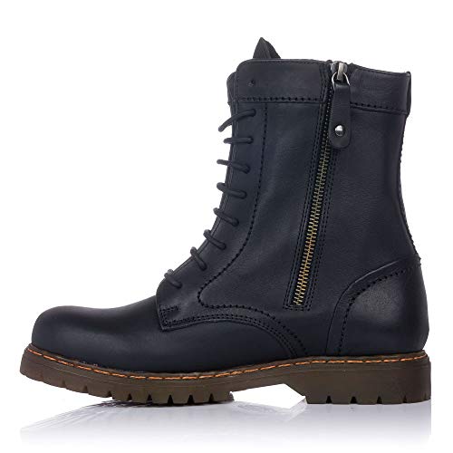 CORONEL TAPIOCCA C119-11 Bota Militar Piel Mujer Negro 40