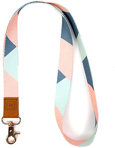 Correa para el cuello, Cinta cuello tarjeta identificativa, Lanyard, para llaves, para móvil, para mascarilla, para enfermera, para teléfono, Colgador acreditación, Estampado de colores