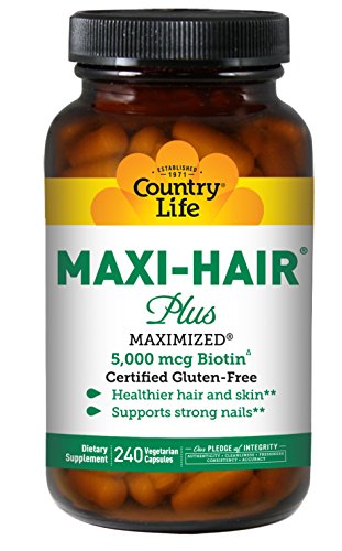 Country Life Maxi-Hair Plus 240 Veg Caps