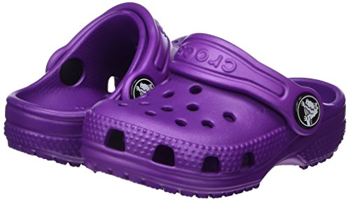 Crocs Classic Clog Kids Roomy fit Zuecos Unisex niños, Morado (Amethyst), 23/24 EU