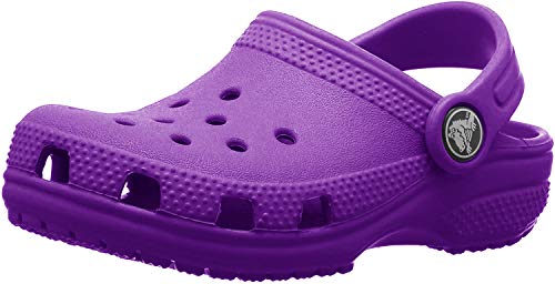 Crocs Classic Clog Kids Roomy fit Zuecos Unisex niños, Morado (Amethyst), 23/24 EU