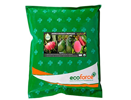 CULTIVERS Abono - Fertilizante ecológico de 5 kg para Plantas y árboles Tropicales para Aguacate, Mango, Litchi, Pitahaya, Papaya y Guayaba. 100% Natural