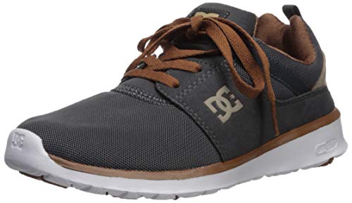 DC Shoes Heathrow - Cobertura para Hombre (Plana, Oxblood, Talla M), Color Gris, Talla 38 EU