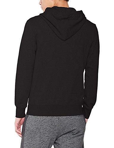 Demon&Hunter LM2 Seire Sudadera con Capucha Crenallera Hombre Terry Francés Capucha Negro DLM3006B-XXL