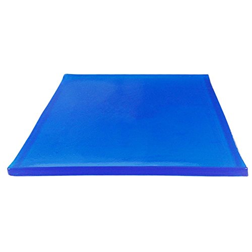 Domybest - Cojín de gel para moto, de absorción de choque para asiento de moto, cojín amortiguador, suave, cómodo, azul