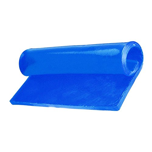 Domybest - Cojín de gel para moto, de absorción de choque para asiento de moto, cojín amortiguador, suave, cómodo, azul